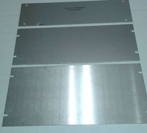 Lot of one 3U Aluminum front Panel and two 4U &amp; 5U Aluminum Flat Blanking Panel