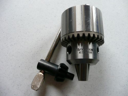 Machinist chuck (fits-jacobs 36kd)#3jacobs taper mount-3/16&#034;-3/4&#034;cap. japan mfg for sale