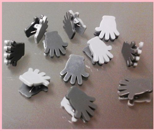 3 Dozen HAND-SHAPED Paper Clips - Bag Clips - 1001 Uses - Mini Size - 36 pcs