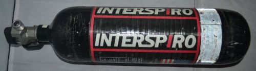 Interspiro scba firefighter carbon fiber 30 min cylinder manufactured 2005 2006 for sale
