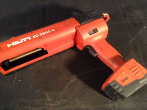 Hilti ed 3500-a cordless epoxy gun dispenser for sale