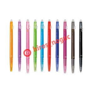 Pilot FriXion Ball Slim Erasable Gel Ink Pen, Fine Point, 0.38mm 10colors Set A