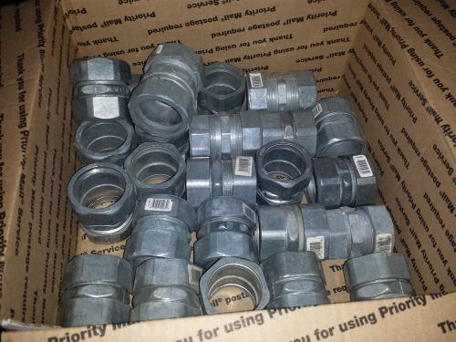 Lot of 25 tc615 tc-615 oz gedney - neer emt-thinwall coupling new!!! for sale