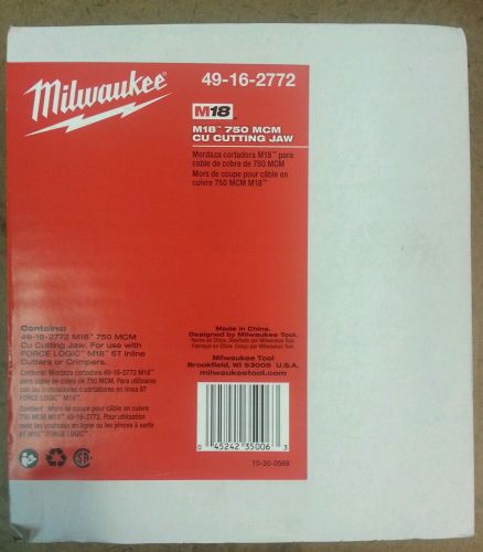 Milwaukee 49-16-2772 M18 750 MCM Cable Cutting Jaw