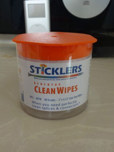 Sticklers benchtop cleanwipes 90 sheets - mcc-wfw - inc. free shipping &amp; trkg. for sale