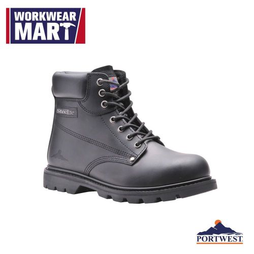 Safety boot shoes steel toe cap &amp; midsole work astm,7-14 portwest, ufw16 for sale