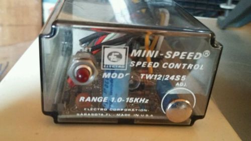 Electro Corporation Mini-Speed controll TW12/24S5 1-15 KHz