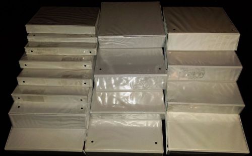 Lot of 16 Assorted 3 Ring Ring Binders USED