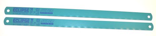 2 nos eclipse uk hss 14tpi 17&#034; x 1&#034; x 0.05&#034; all hard power hacksaw blade #ae264f for sale