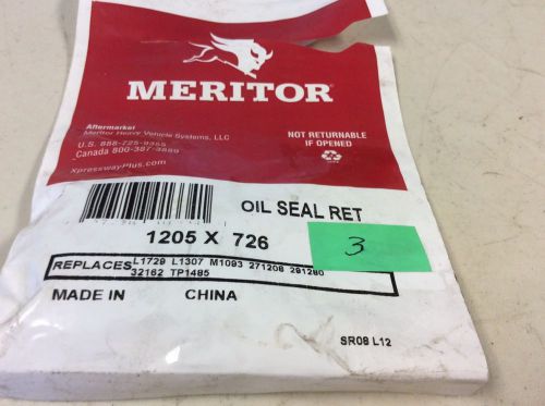 Meritor 1205X726 Oil Seal Ret 1205 X 726 Bag of 3