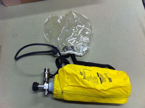 Msa transaire emerg breathing respirator apperatus 10 min air supply new hydro&#039;s for sale