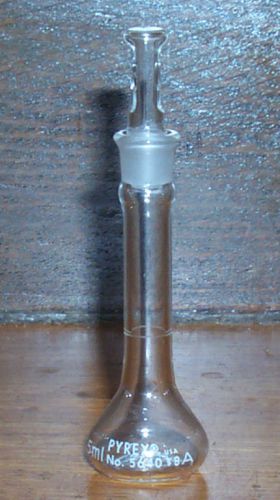 PYREX® Brand 5640 Volumetric Flask 5 mL with stopper