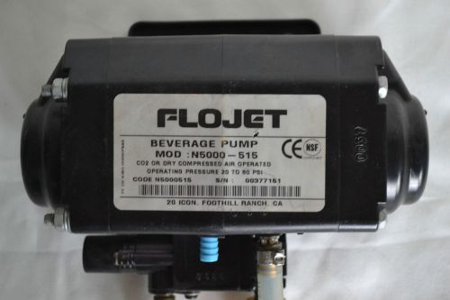 FLOJET Beverage Pump, N5000 - 515 BIB Syrup, CO2 Pneumatic
