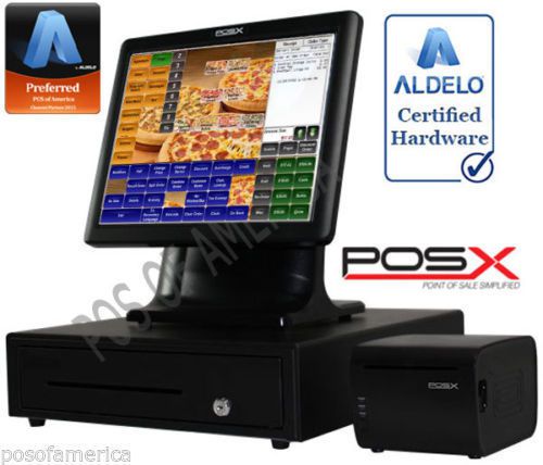 ALDELO 2013 PRO POS-X ION PIZZA RESTAURANT ALL-IN-ONE COMPLETE POS SYSTEM NEW