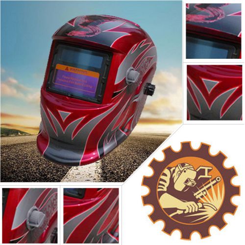 1x welding helmet tig mig grinding solar arc auto darkening mask durable 1hy for sale