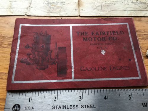 Catalog Fairfield Gas Engine Marine Hit Miss Old Wooden Boat Farm Antique Conn.