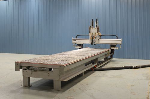 CNT 5&#039; x 20&#039;, Two Head Flat-Table CNC Router