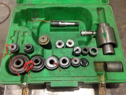 Greenlee hydraulic ram 746 driver die punch conduit knock out slug buster for sale