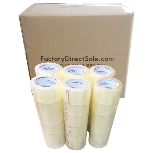 Direct Rolls Yards Heavy Duty 2.1 Mil Think Box Carton Sealing Packing Packag...