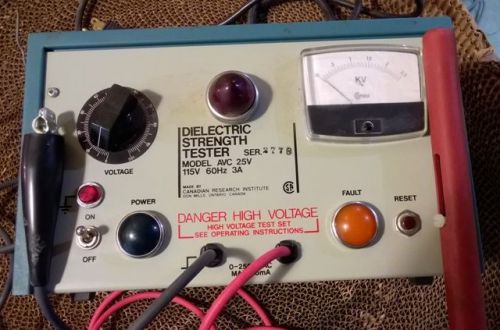 Criterion Instruments Dielectric Strength Tester Model AVC 25V  Used