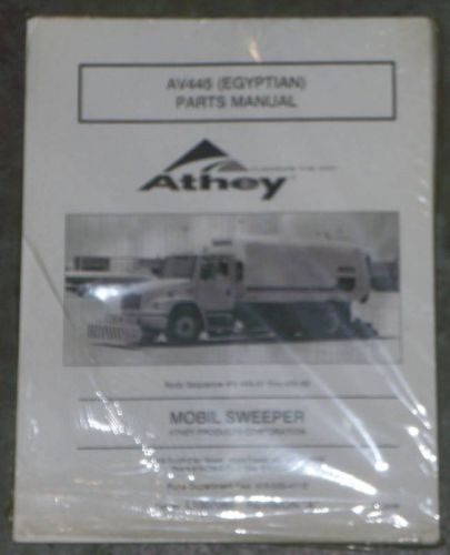 Mobil AV445 Street Sweeper Parts Manual, NEW