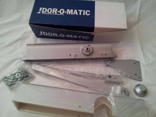 Dor-o-matic hydraulic door closer sc81 silver grey aluminum finish new in box for sale