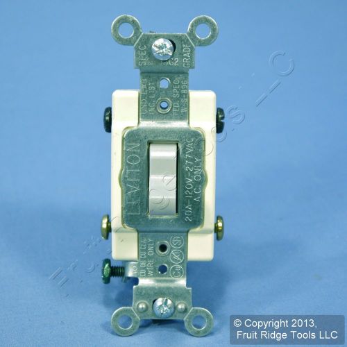 Leviton gray 4-way commercial toggle wall light switch 20a cs420-2gy for sale