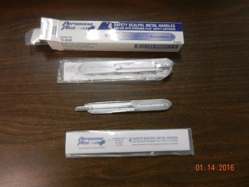 Personna 73-8040 Metal Safety Scalpel Handle # 4 New - 1 pc