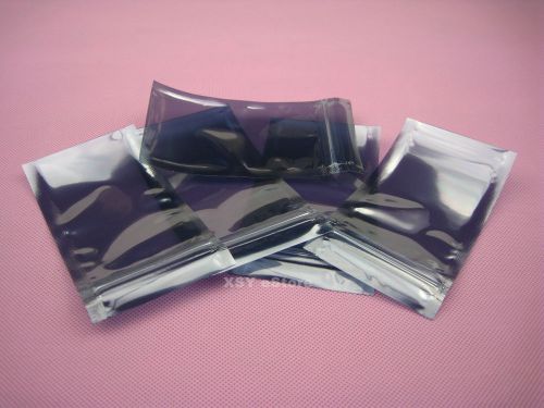 100 esd anti-static shielding zip lock bags 5&#034; x 5&#034;_130 x 130mm_usable size for sale
