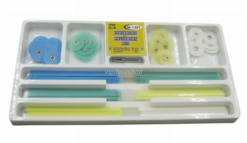 1 Box TOR VM Dental Finishing and Polishing kit Discs and Stripes No.1.021 CE