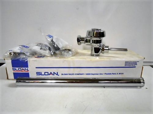 SLOAN FLUSHOMETER 3010500 Royal 117 Chrome Explosed Flush Valve, NOS NEW in Box!