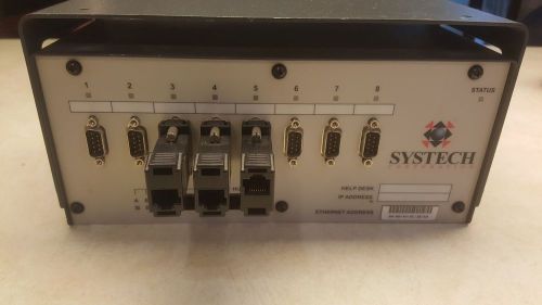 GE Systech Ethernet Gateway POS/2488  65-800366-4-00 3 RJ45 Adapters &amp; Power Crd