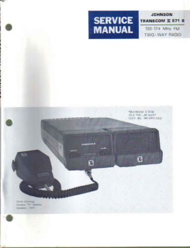Johnson Manual TRANSCOM II 571 B 132-174 MHz
