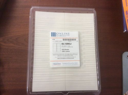 Product OL125CJ Clear Matte Inkjet - 4&#034; x 2&#034; Shipping Labels 78 Sheets