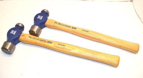 2 NOS RECORD MARPLES British Made H666 2-1/2 LB BALL PEIN HAMMERS Machinists #WL