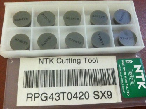 NTK Indexable Ceramic Turning Inserts RPGN120400T01020 RPG43T0420 SX9