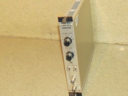 ORTEC MODEL 485 AMPLIFIER  NIM BIN  PLUG IN