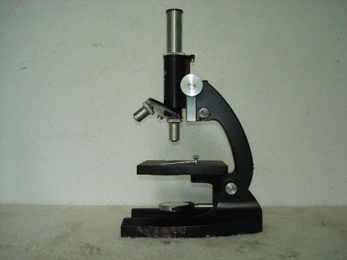 VINTAGE HUGE LUMISCOPE LABORATORY SCIENTIFIC MEDICAL MICROSCOPE WORKS EXCELLENT