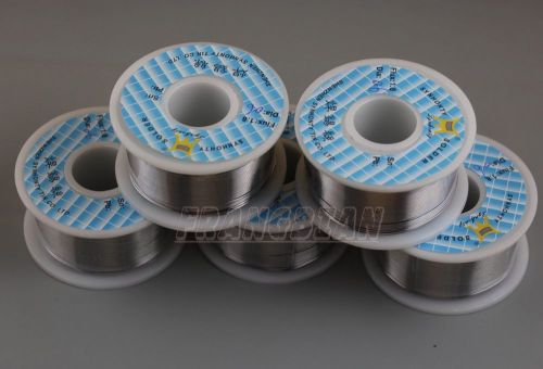 5PCS 100G 0.6mm 63/37 Rosin Core Flux 1.8% Tin Lead Roll Soldering Solder Wire