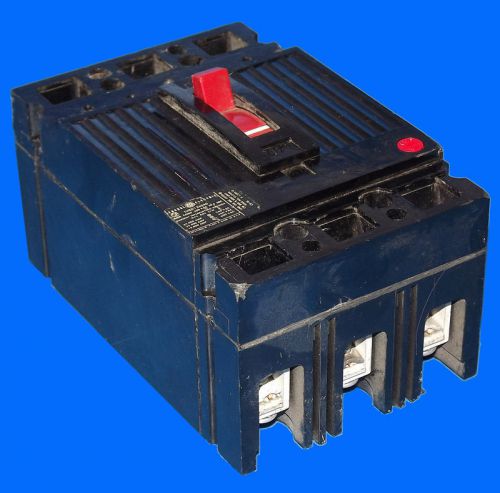 Ge thed 40a circuit breakers 3-pole 600v molded case thed 136040 w/ shunt trip for sale