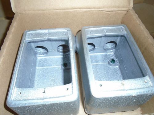 2 PK-CROUSE-HINDS FDD3 Condulet Single Gang Cast Device Box (SET OF 10 BOXES