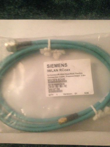 SIEMENS 6XV1875-5CH20 IWLAN RCOAX N-CONNECT MALE/MALE CONNECTION CABLE 1m NIB