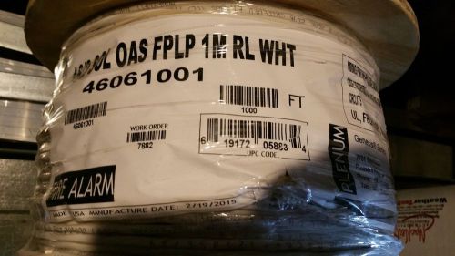 Honeywell Genesis Cable 4606 16/2C Solid Shielded Plenum Alarm/Comm Wire /50ft