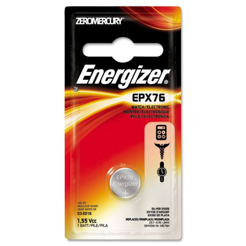 &#034;Energizer Watch/electronic Battery, Silvox, Epx76, 1.5v, Mercfree&#034;