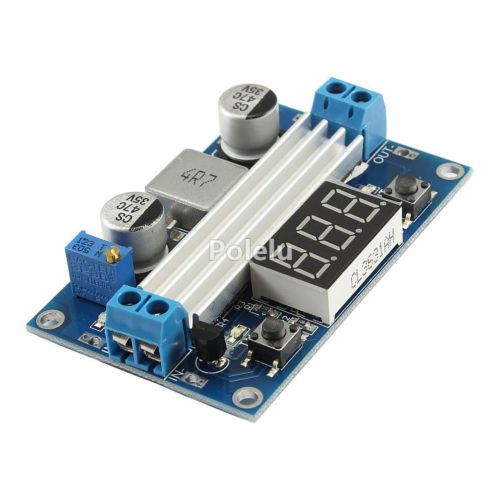 Dc-dc 100w 3-35v to 3.5-35v boost converter power supply led voltmeter module 6a for sale
