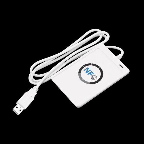 Nfc acr122u rfid contactless smart reader &amp; writer/usb + 5x mifare ic card ap for sale