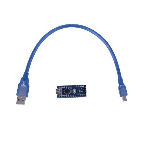 Hot Mini USB Nano V3.0 ATMEGA328P Module Board + USB Cable for Arduino WW