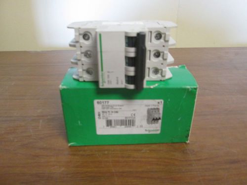 Schneider 60177 Mini Circuit Breaker, Lug, C60N, 3Pole, 10A NEW