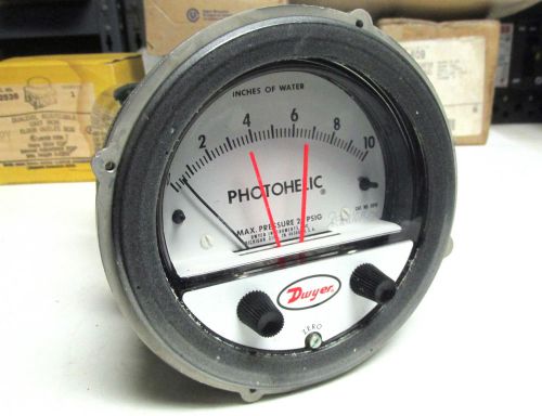 New .. dwyer photohelic pressure switch gauge cat# 3010 .. vq-10 for sale
