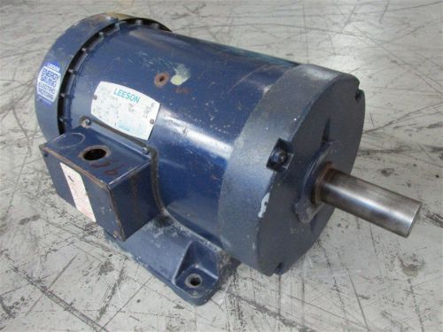 7.5 hp leeson electric energy saving electric motor 1740 rpm 1-3/8&#034; shank dia for sale